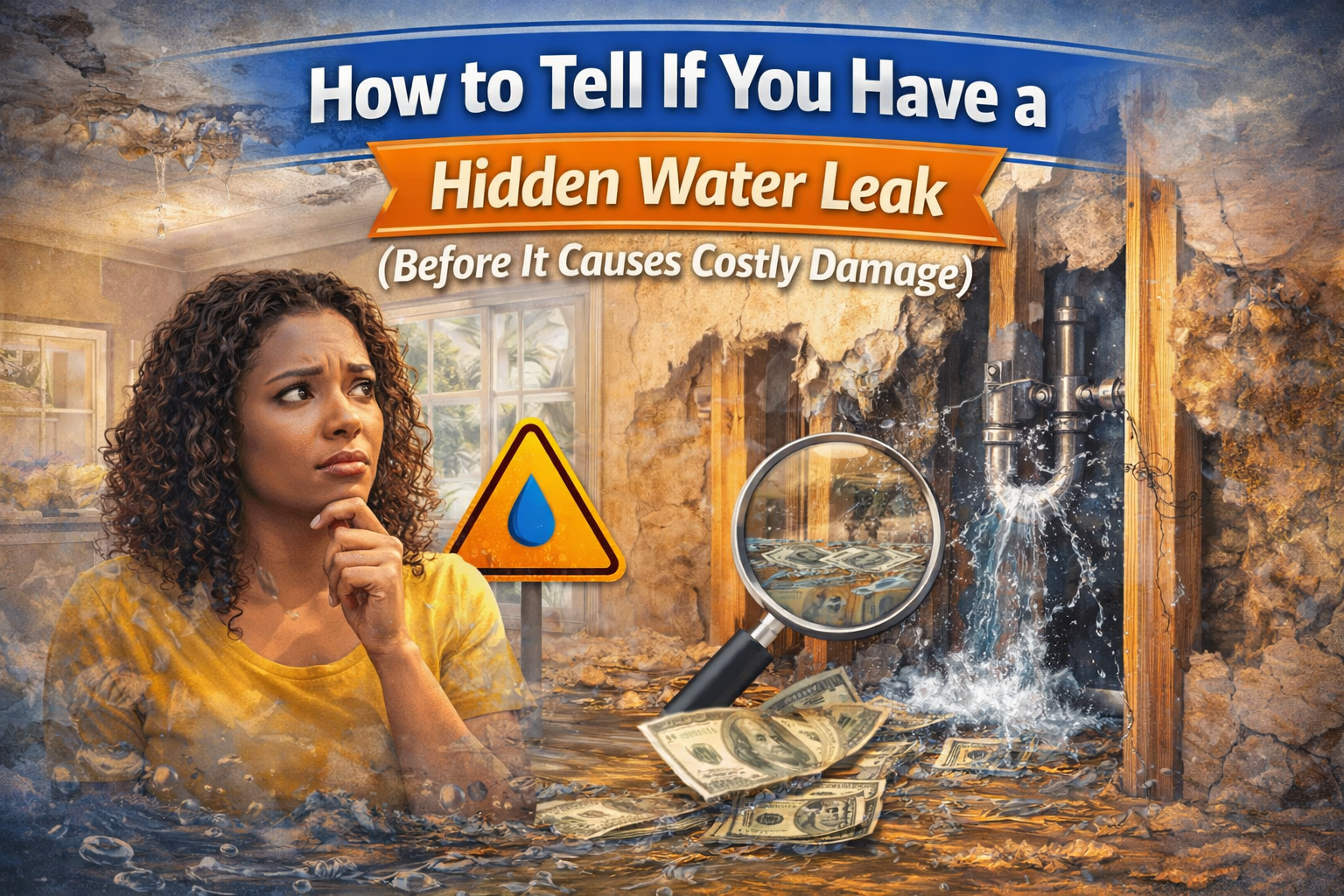 how to tell if you have a hidden water leak route 3 plumbing and heating